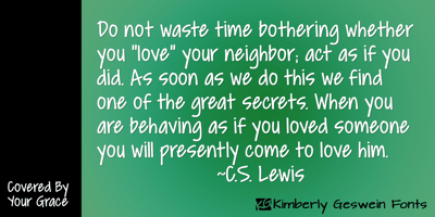 Covered By Your Grace