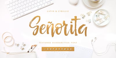 Senorita Cyrillic Script
