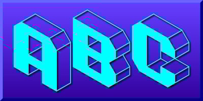 Isometric Initial Caps