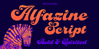 Alfazine Script