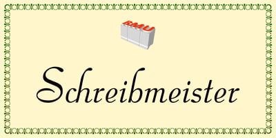 Schreibmeister