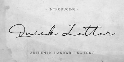 Quick Letter