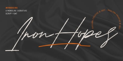 Ironhopes Monoline Signature