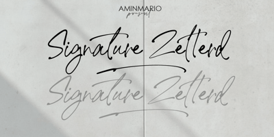 Signature Zetterd