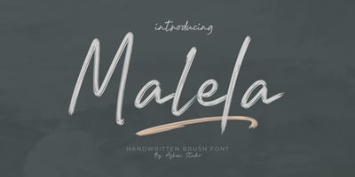 Malela Handwritten Brush