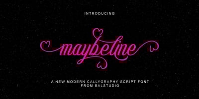 Maybeline Script