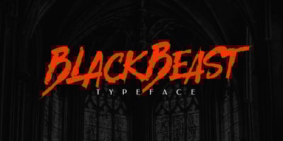 BlackBeast Typeface