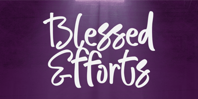 Blessed Efforts