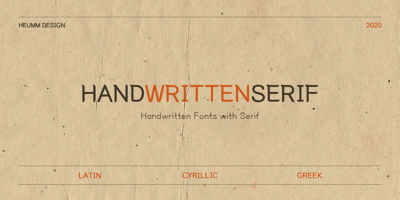 HU Hand Serif