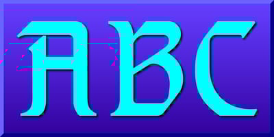Gothic Initials Five