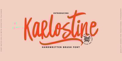 Karlostine Font