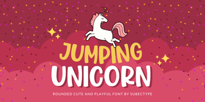 Jumping Unicorn
