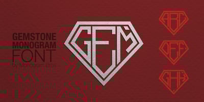 Gemstone Monogram