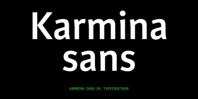 Karmina Sans