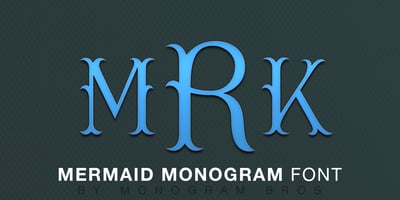 Mermaid Monogram