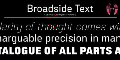 Broadside Text
