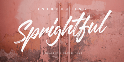 Sprightful Font