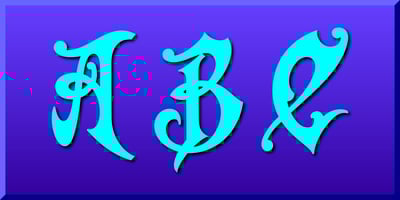 Gothic Initials Two