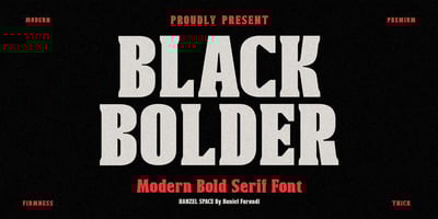 Black Bolder