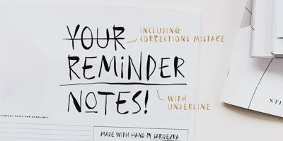 Reminder Notes