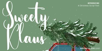 Sweety Klaus Script Font