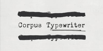 Corpus Typewriter