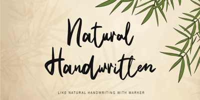 Natural Handwritten