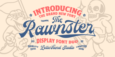Rawnster Font Duo