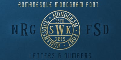 Romanesque Monogram