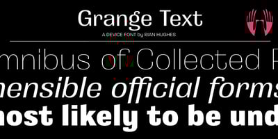 Grange Text