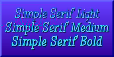 Simple Serif