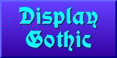 Display Gothic