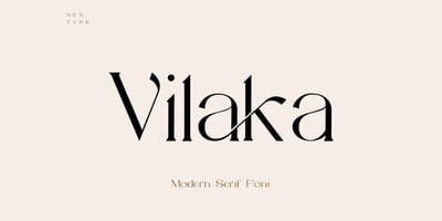 Vilaka Modern Serif Font