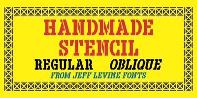 Handmade Stencil JNL