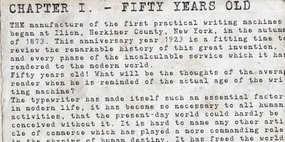 Typewriter DirtY