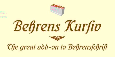 Behrens Kursiv