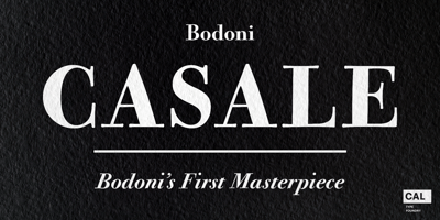 CAL Bodoni Casale