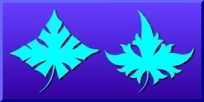 Victorian Leaf Ornaments