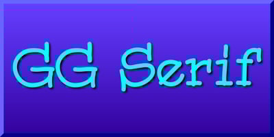GG Serif