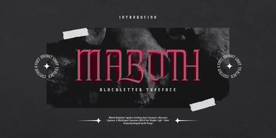 Maboth Typeface