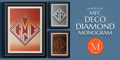 MFC Deco Diamond Monogram