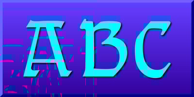 Gothic Initials Eight