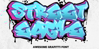 Street Eagle Graffiti