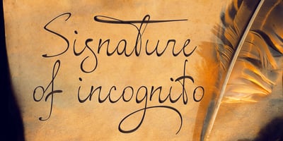 Signature of Incognito