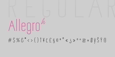 Allegro Sans