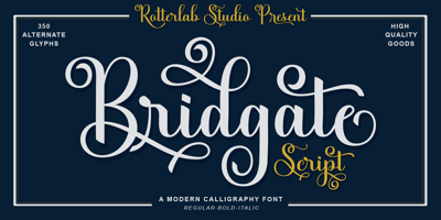 Bridgate Script