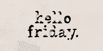 Hello Friday Vector