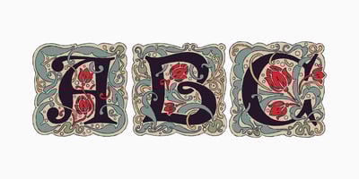 Antique Initials