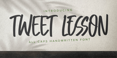 Tweet Lesson