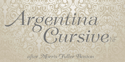 Argentina Cursive NF